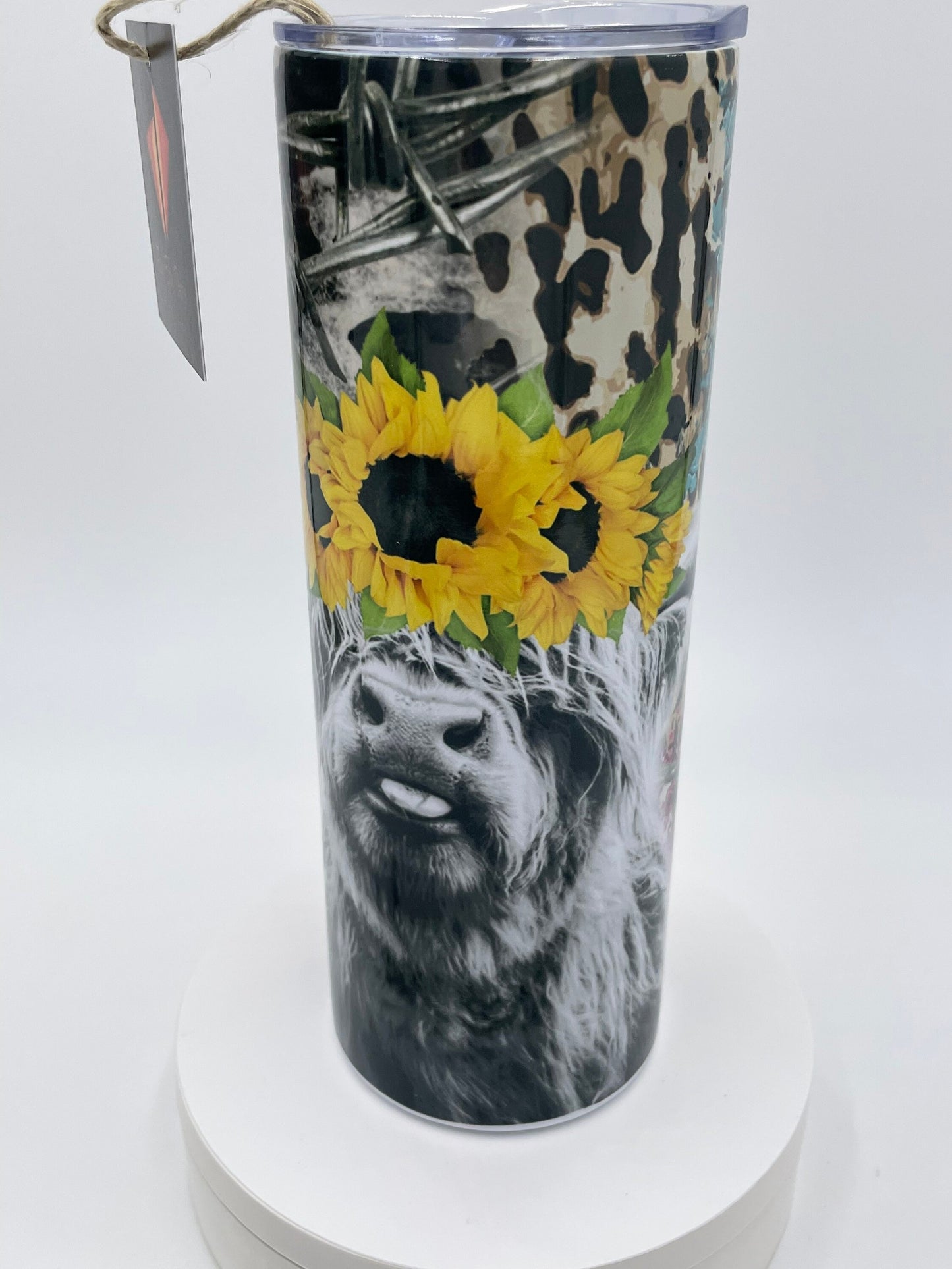 Scottish Highlands Cow Tumbler, 20oz Stainless Steel