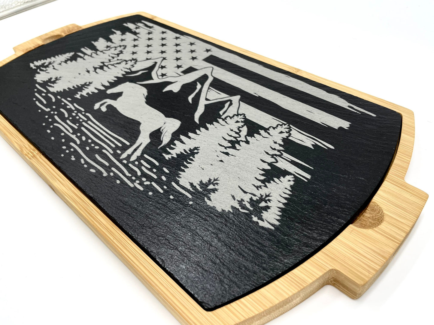 Engraved Slate Charcuterie Board, Serving Platter