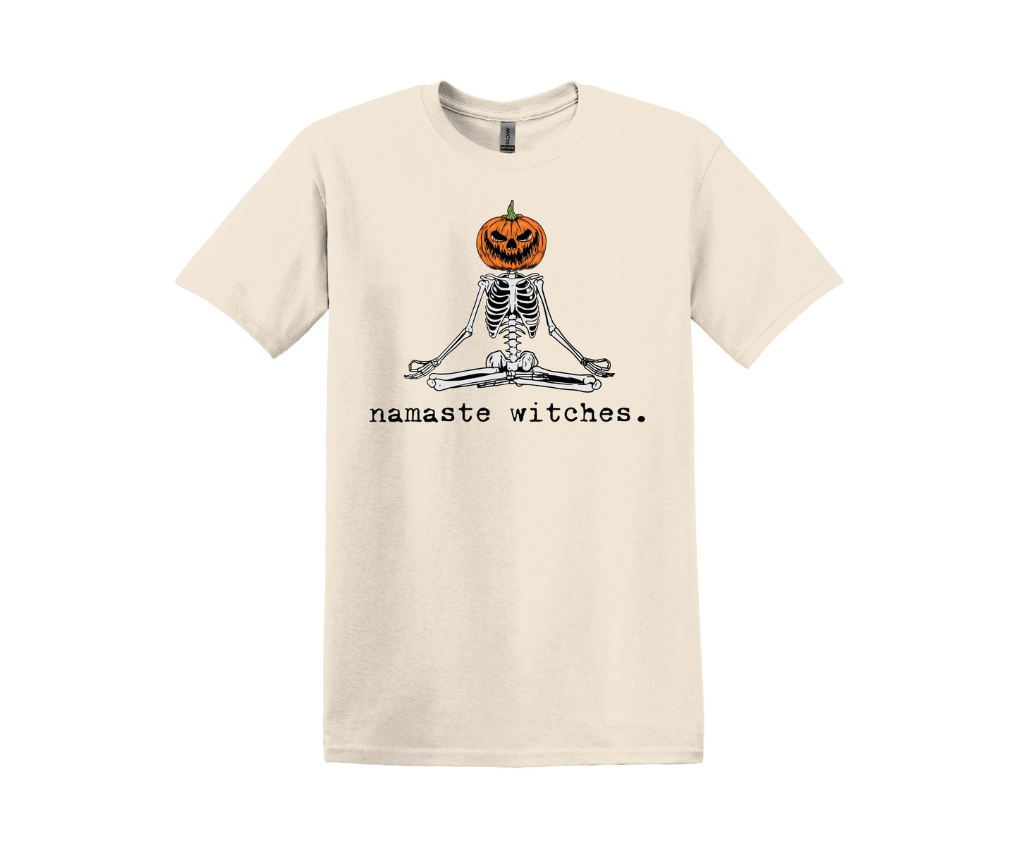 Namaste Witches; Long Sleeve & Short Sleeve Cotton Shirt, Adult Tee