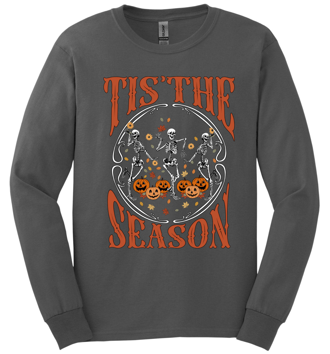 Tis The Season; Spooky Season; Fall Long Sleeve & Short Sleeve Cotton Adult Tee