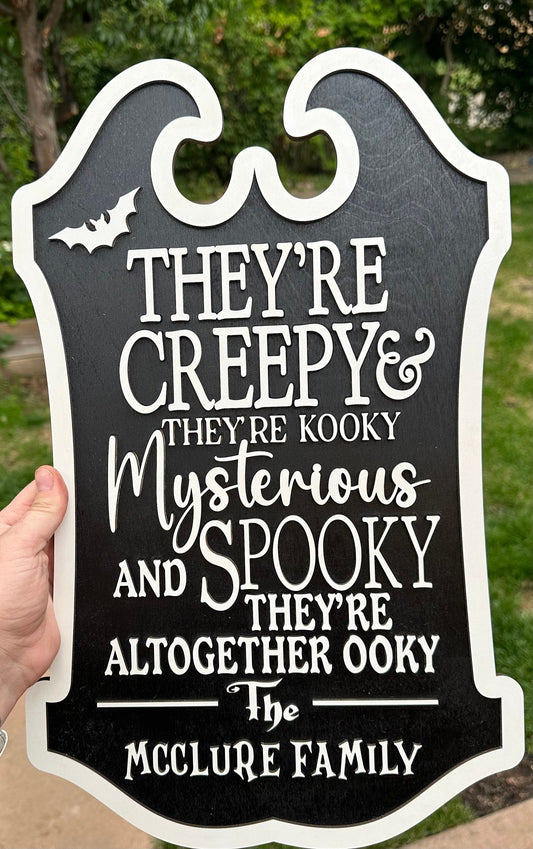 Personalized Halloween Home Decor; Wooden Wall Art