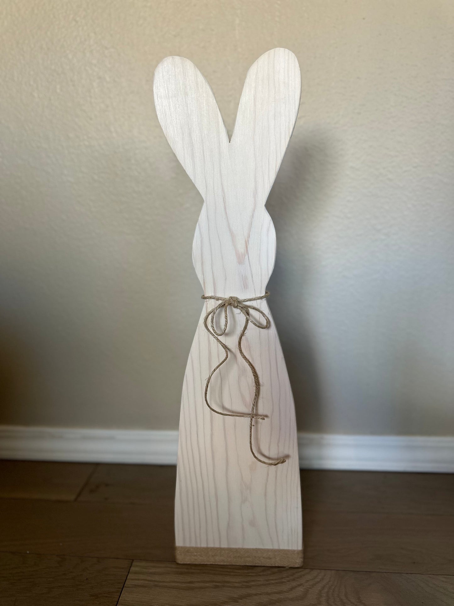 Easter Bunny Porch Decor, Solid Pine