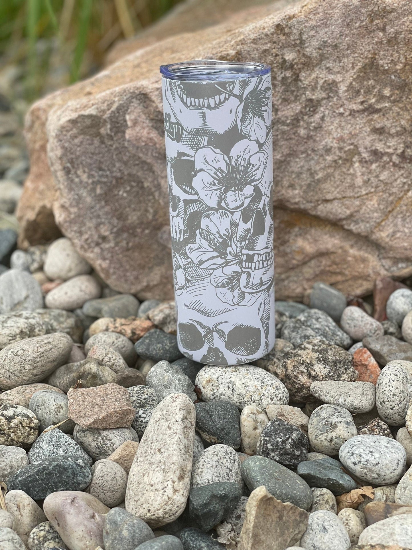 Custom Engraved 20oz Stainless Steel Tumbler, Free Personalization Optional