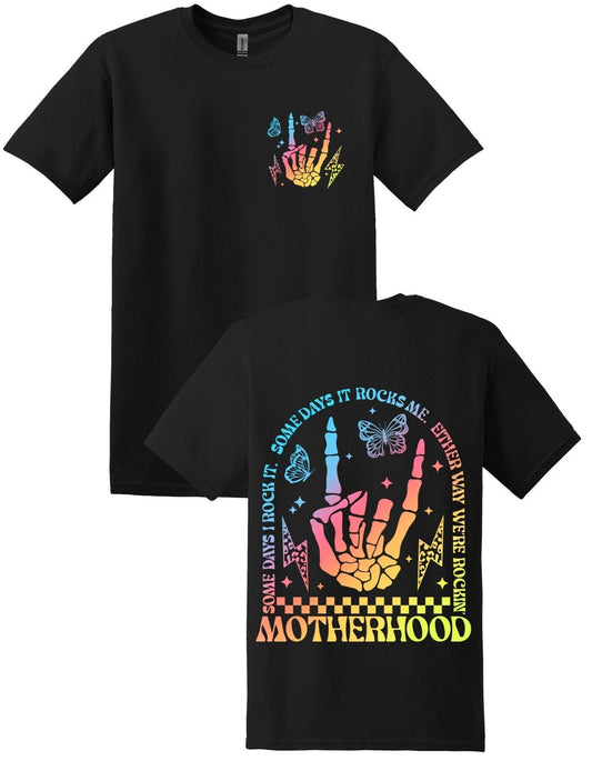 Rockin' Motherhood Short Sleeve, Cotton, Adult Tee