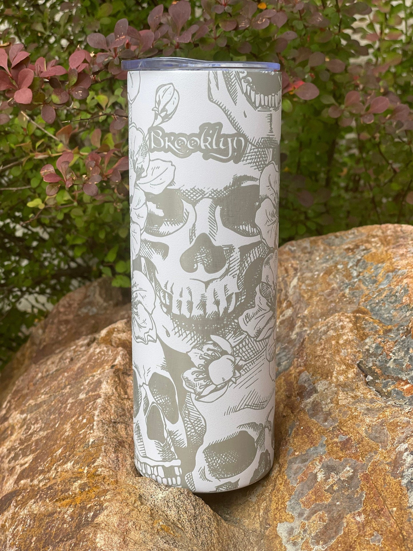 Custom Engraved 20oz Stainless Steel Tumbler, Free Personalization Optional