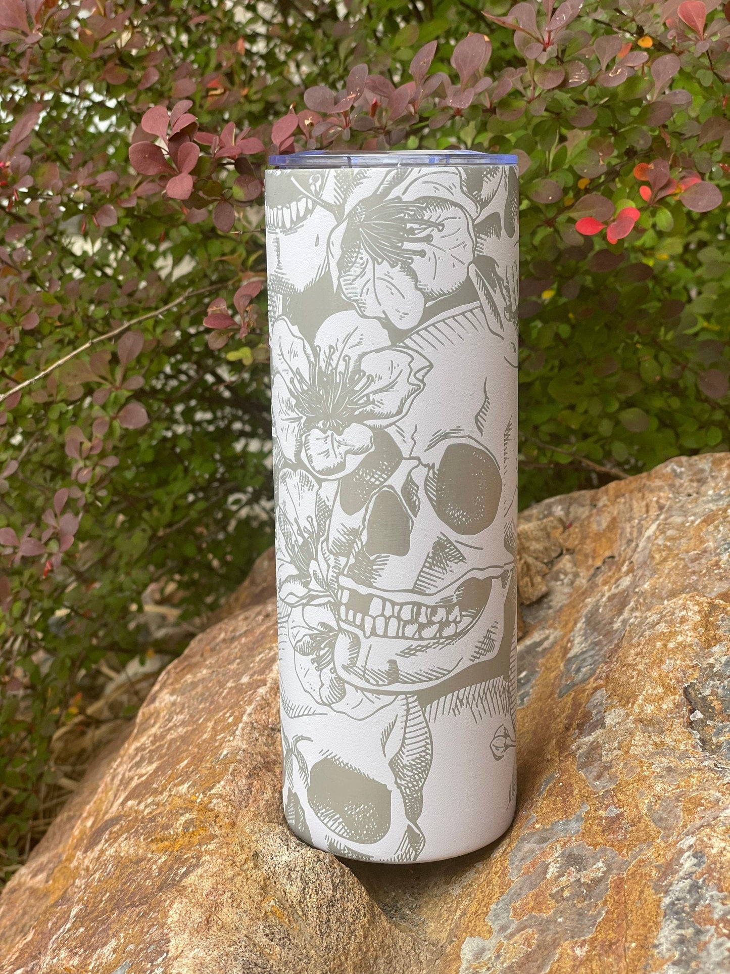 Custom Engraved 20oz Stainless Steel Tumbler, Free Personalization Optional