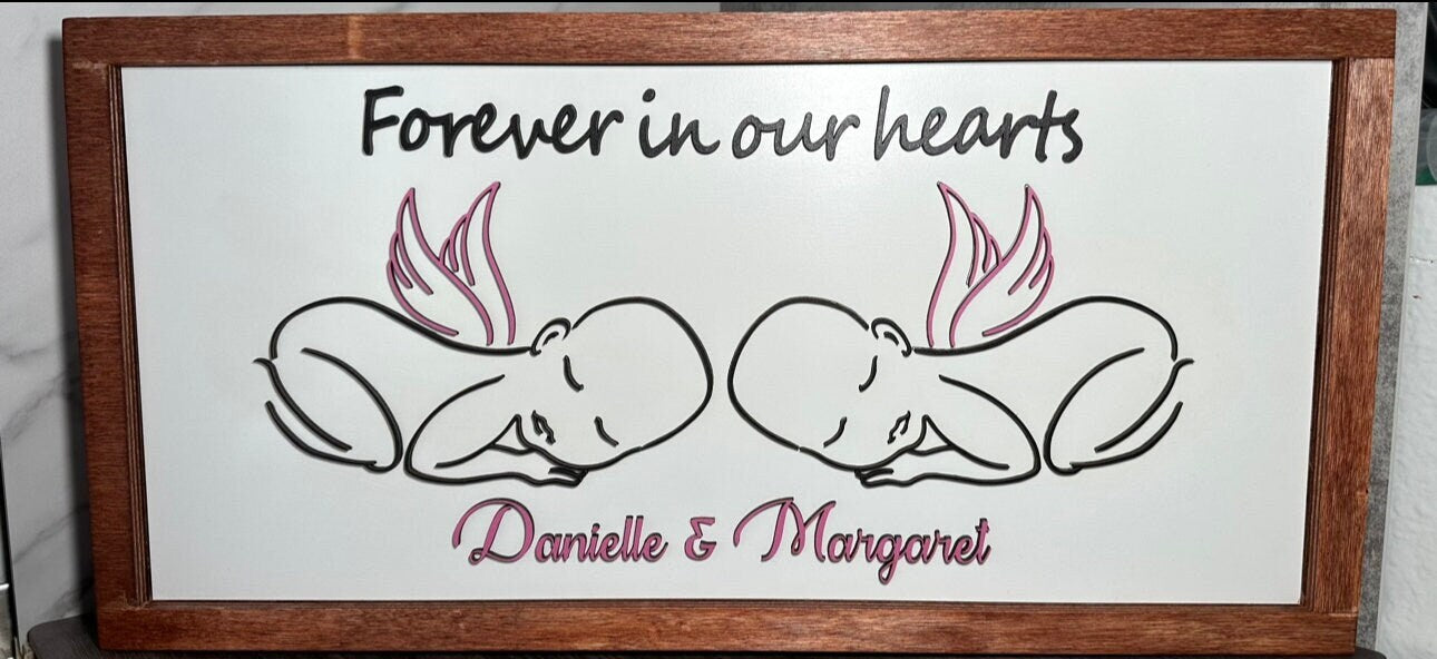 Angel Baby Memorial Wall Hanging