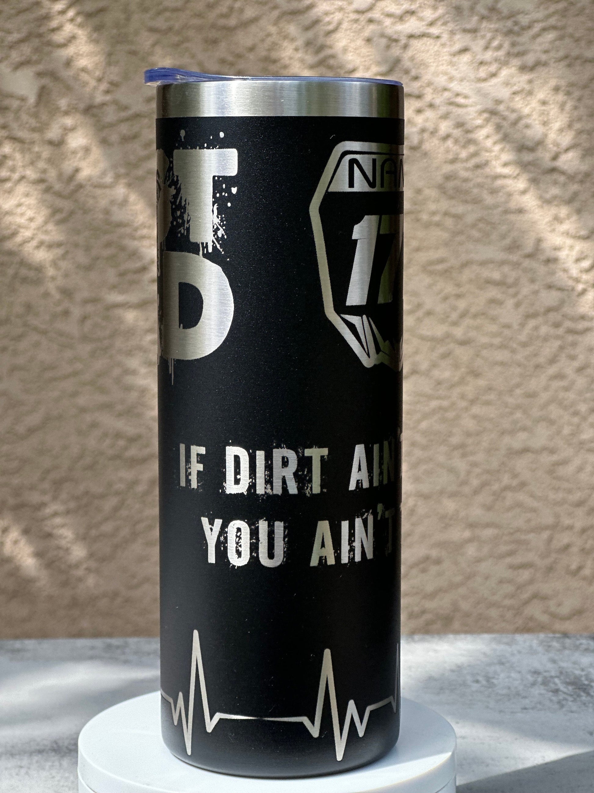 Personalized Motocross Tumbler for Dad, 20oz