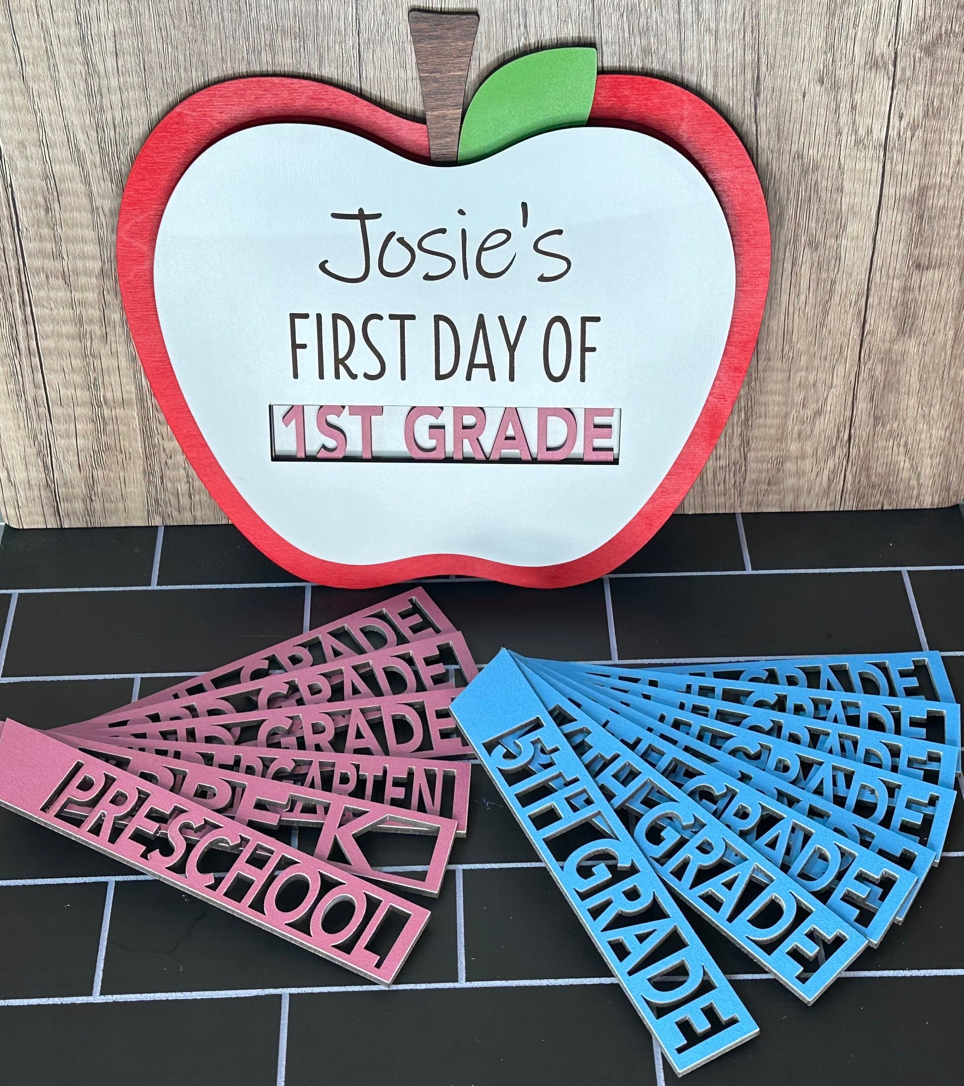 Back to School Sign, Photo Prop Sign for Kids