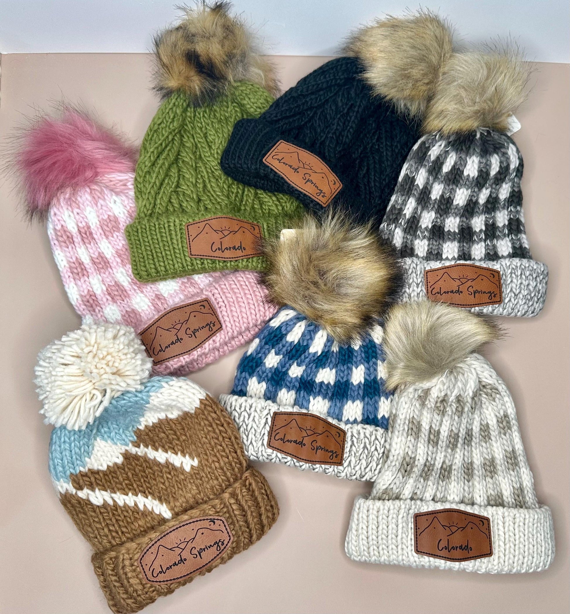 Infant and Toddler Beanies, Colorado Springs Beanies for Children, Baby Beanies, Custom Designed patches available