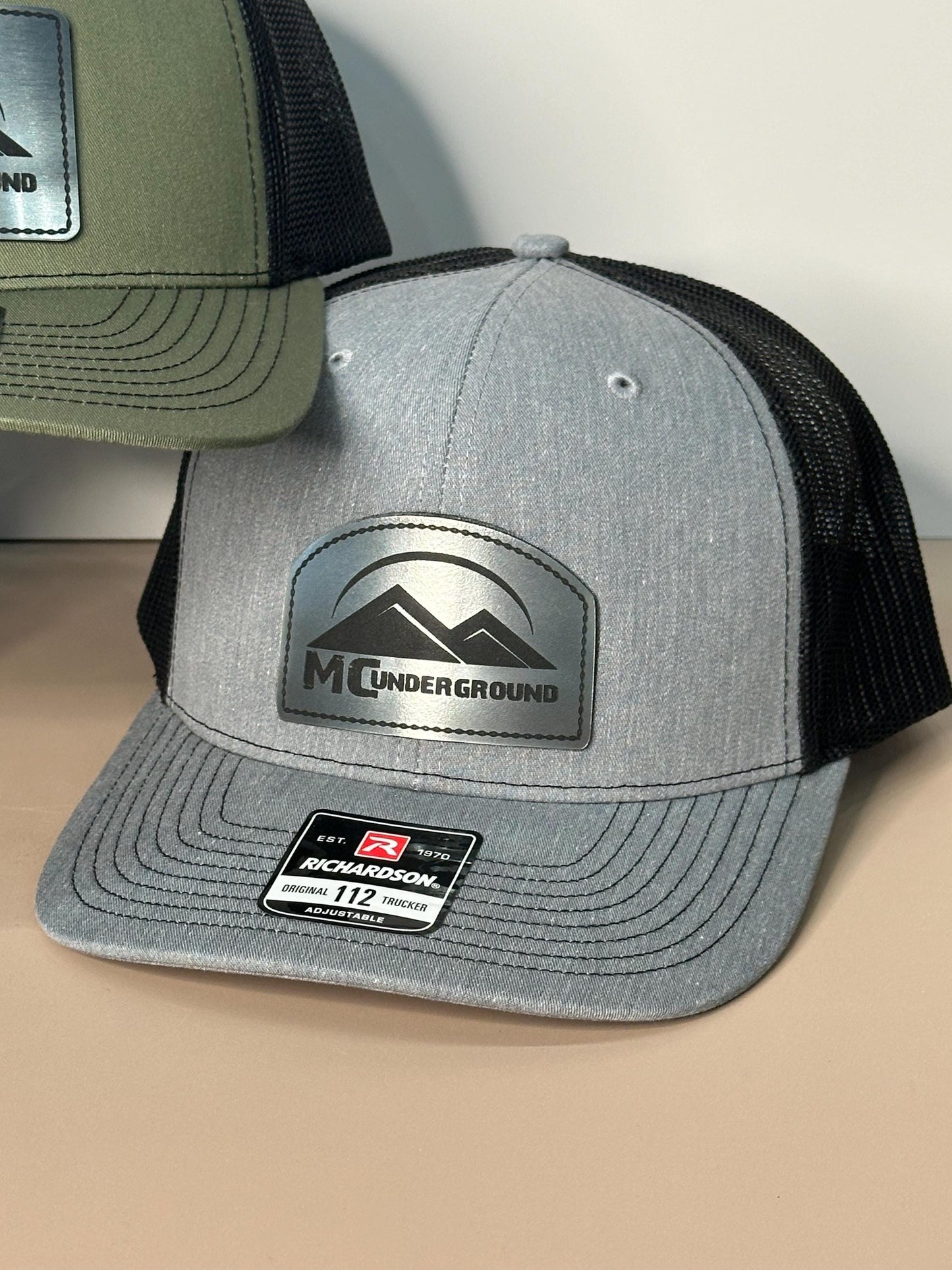 Custom Logo Brushed Metal Style Richardson Hats