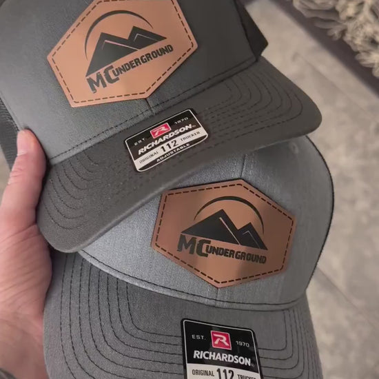 Custom Logo Brushed Metal Style Richardson Hats